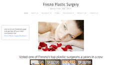 Desktop Screenshot of fresno-plasticsurgery.com