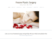 Tablet Screenshot of fresno-plasticsurgery.com